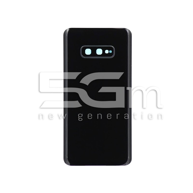 Rear Cover Black + Camera Lens Samsung SM-G970F S10e No Logo