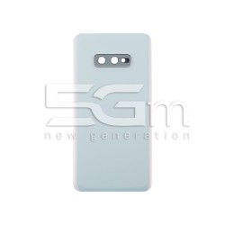 Rear Cover White + Camera Lens Samsung SM-G970F S10e No Logo