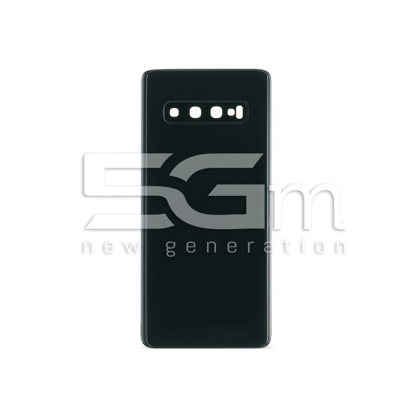 Rear Cover Black + Lens Camera Samsung SM-G973F S10 No Logo