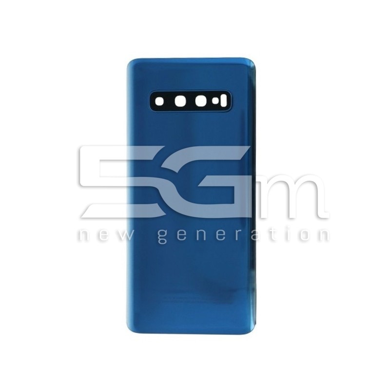 Rear Cover Blue + Lens Camera Samsung SM-G973F S10 No Logo