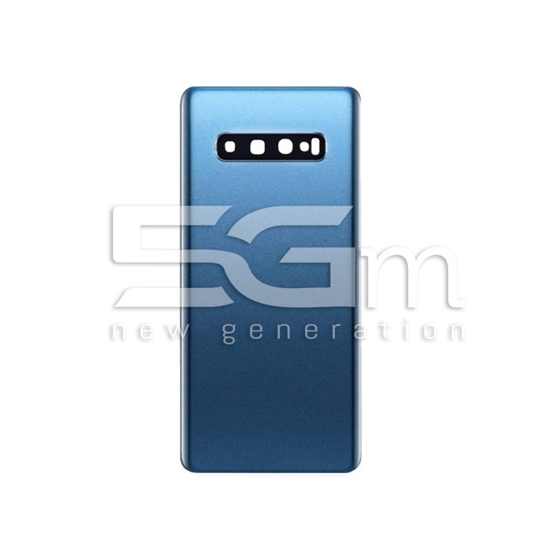 Rear Cover Blue + Camera Lens Samsung SM-G975F S10 Plus No Logo