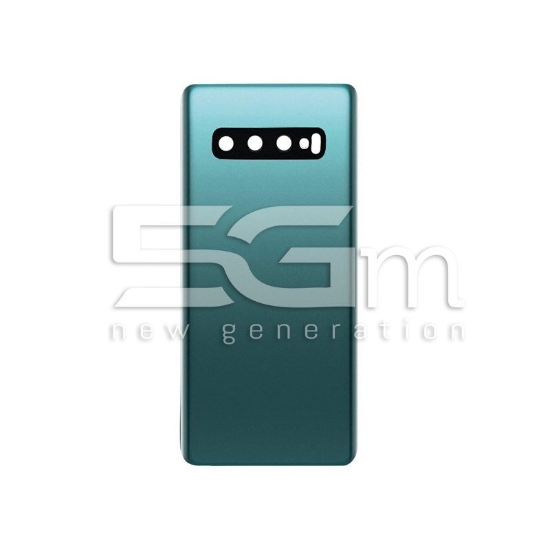 Rear Cover Green + Camera Lens Samsung SM-G975F S10 Plus No Logo