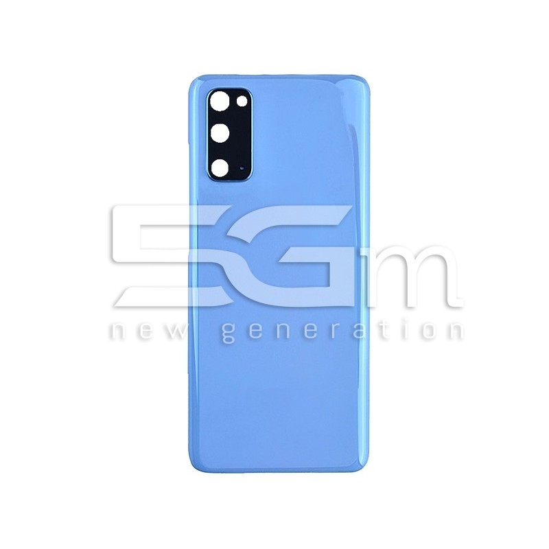 Rear Cover Blue + Camera Lens Samsung SM-G980 S20 No Logo
