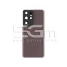 Retro Cover Brown + Vetrino Camera Samsung SM-G998 S21 No Logo