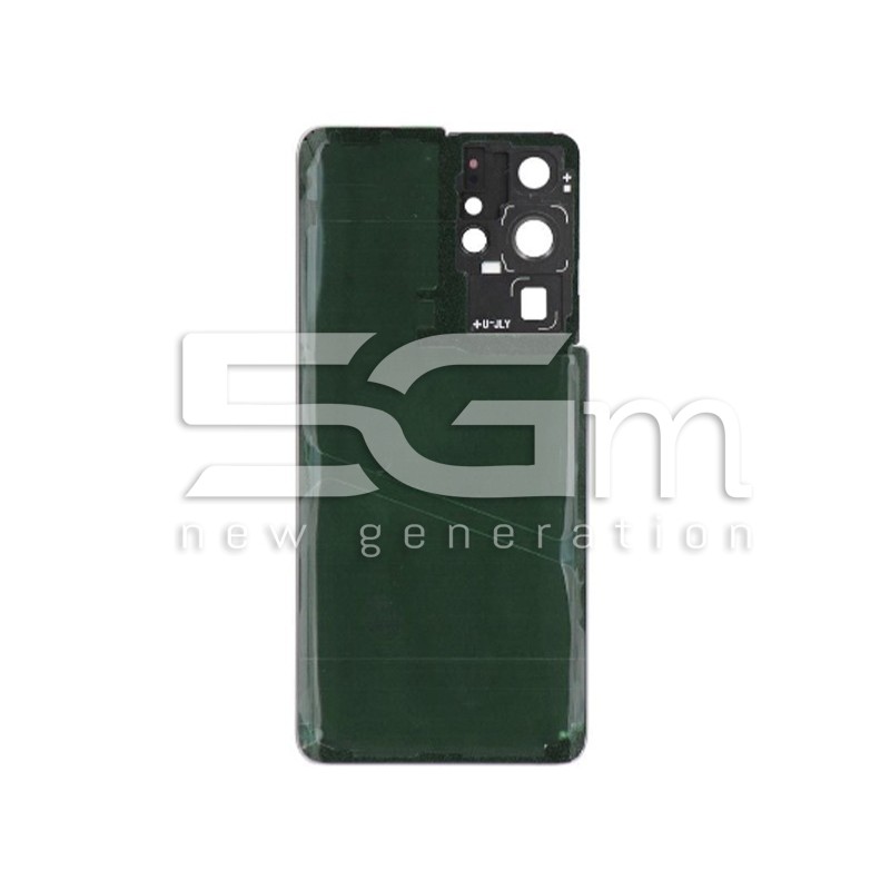 Retro Cover Brown + Vetrino Camera Samsung SM-G998 S21 No Logo