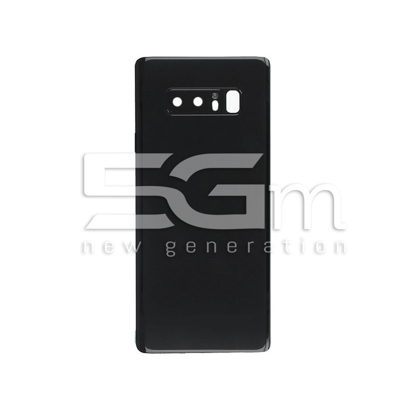 Rear Cover Black + Camera Lens Samsung SM-N950 Note 8 No Logo
