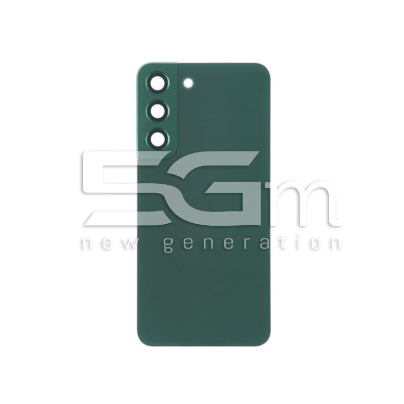 Rear Cover Green + Camera Lens Samsung SM-S901 S22 No Logo