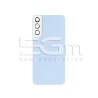 Retro Cover Blu + Vetrino Camera Samsung SM-S906 S22+ No Logo