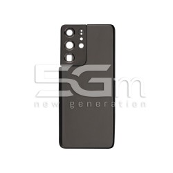 Rear Cover Gray + Camera Lens Samsung SM-G998 S21 No Logo