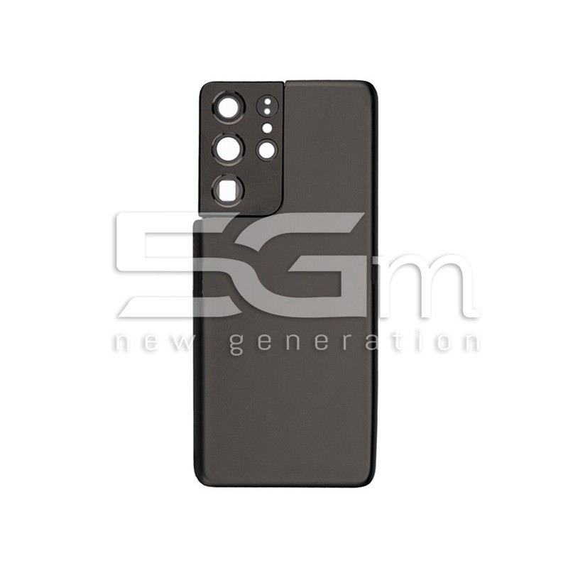 Rear Cover Gray + Camera Lens Samsung SM-G998 S21 No Logo