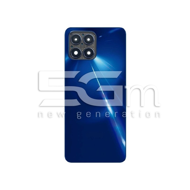 Rear Cover Blue + Vetrino Camera Honor X8 No Logo