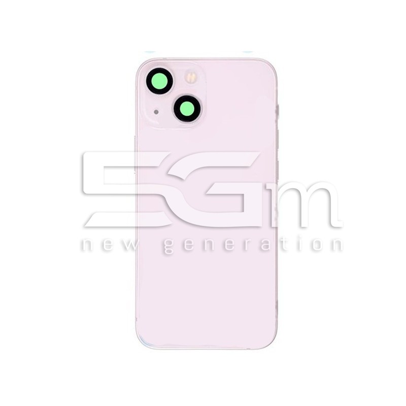 Rear Cover Full Parts Pink iPhone 13 Mini No Logo
