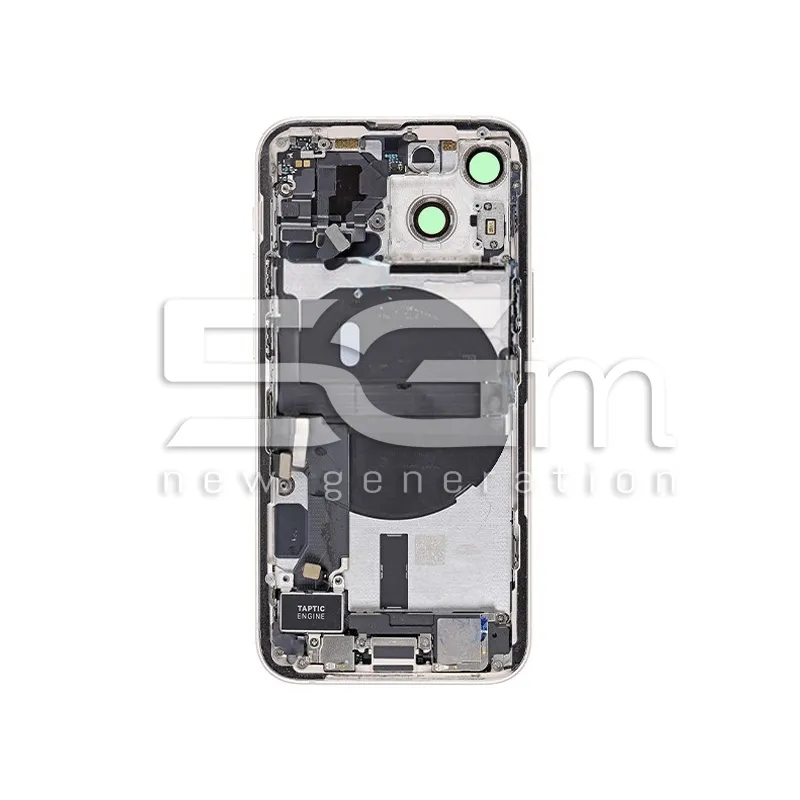 Rear Cover Full Parts White iPhone 13 Mini No Logo