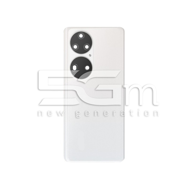 Rear Cover White + Lens Camera HUAWEI P50 PRO No Logo