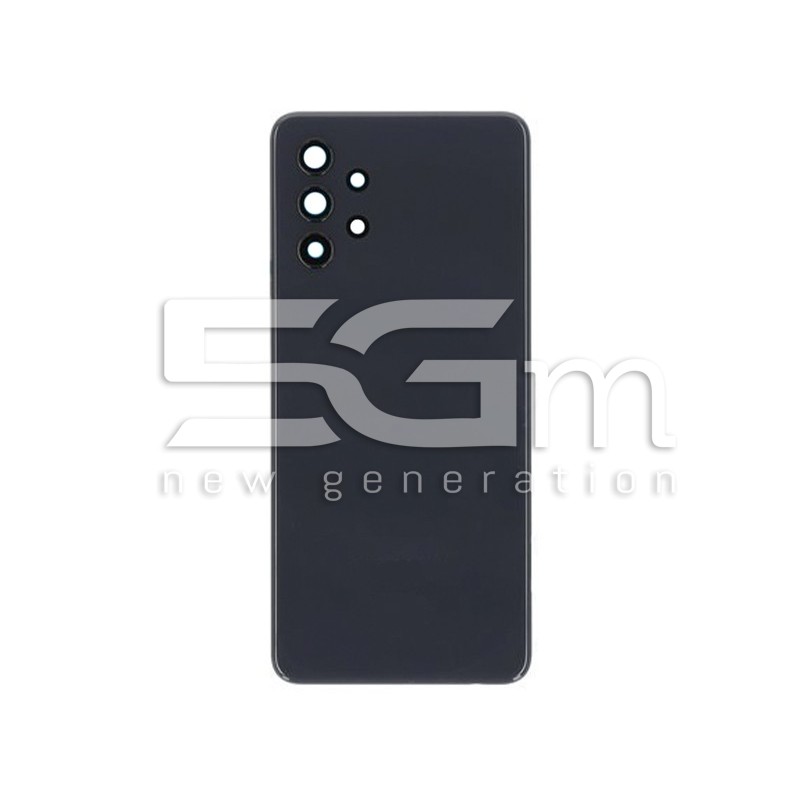 Rear Cover Black + Camera Lens Samsung SM-A325 A32 4G No Logo