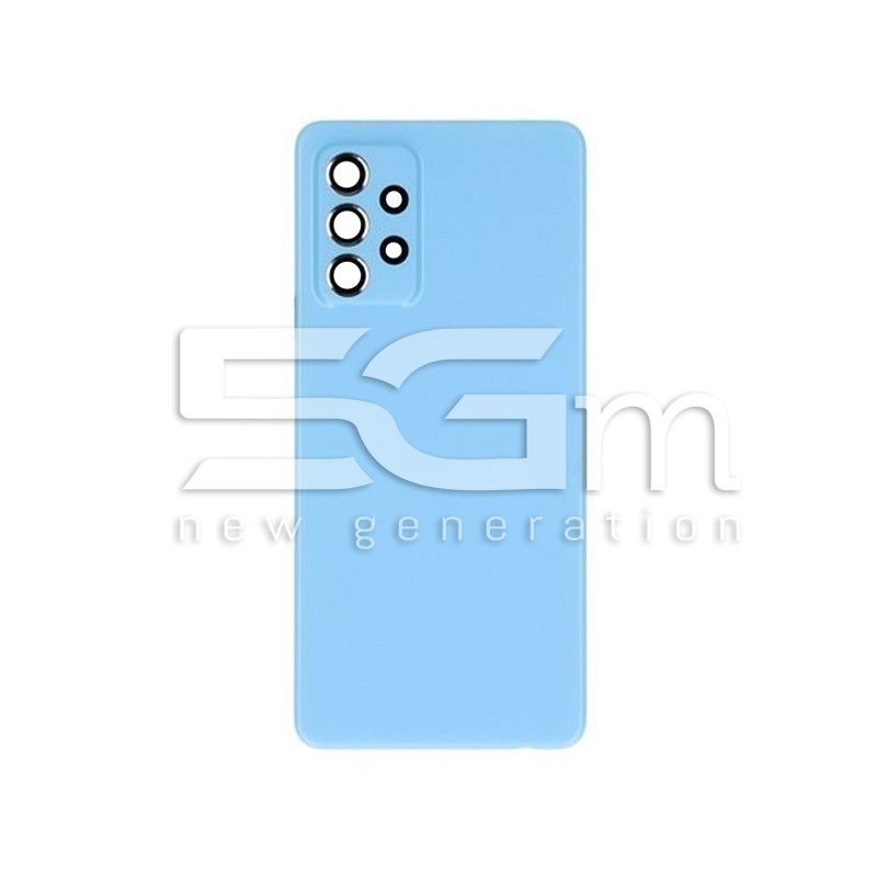 Rear Cover Blue + Camera Lens Samsung SM-A525 A52 No Logo