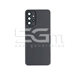 Rear Cover Black + Camera Lens Samsung SM-A235 A23 No Logo