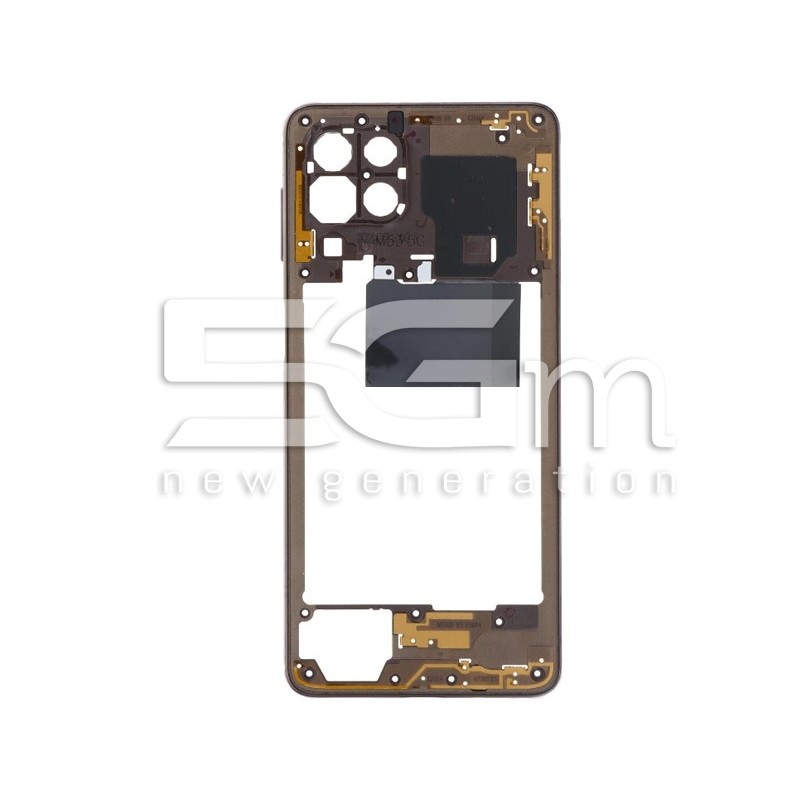 Middle Frame Brown + Antenna NFC Samsung SM-M536 M53