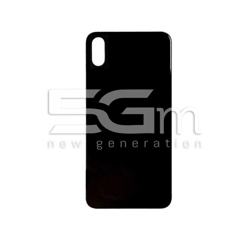 Retro Cover Nero iPhone X Big Hole No Logo