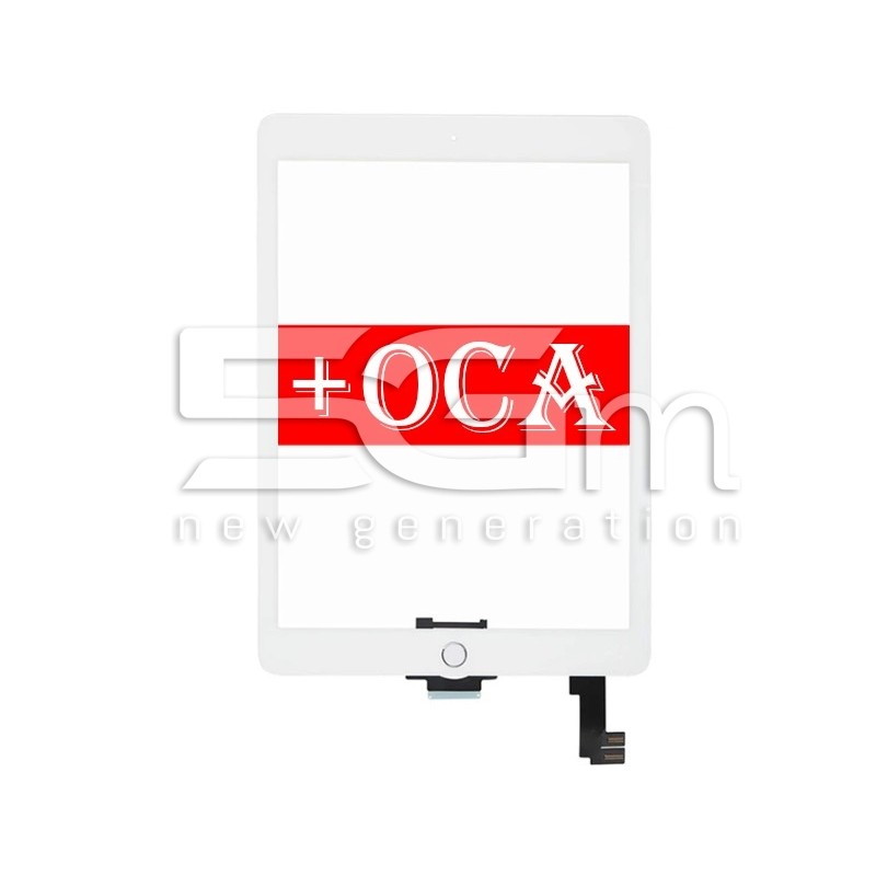 Touch Screen Bianco + OCA iPad Air 2
