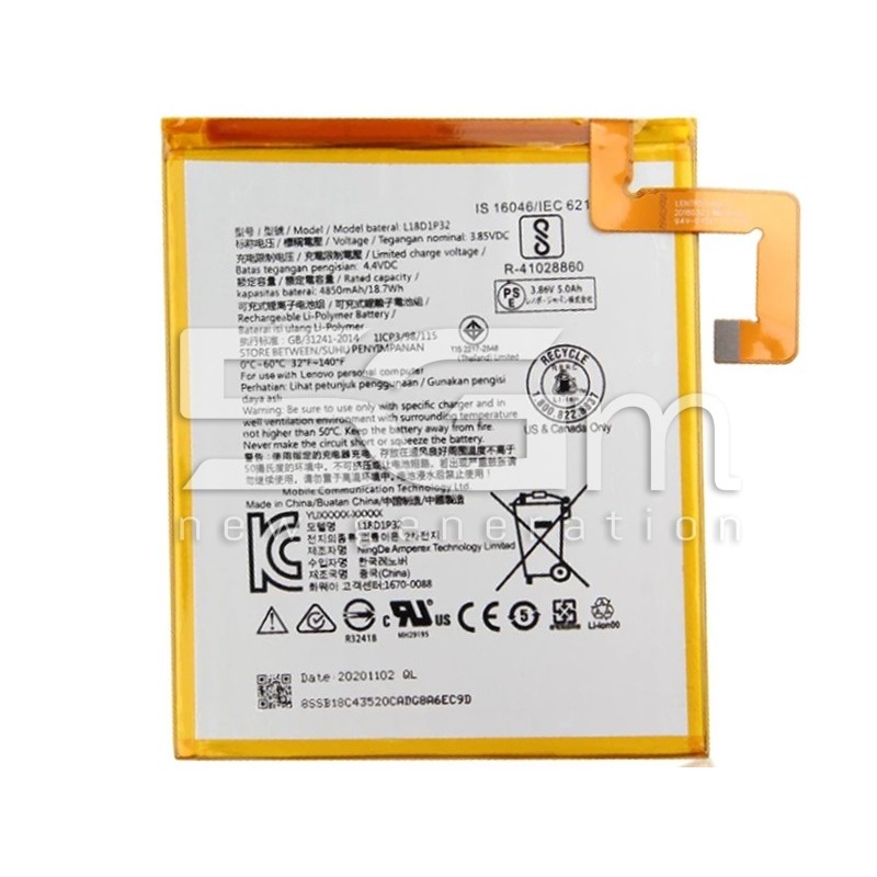 Battery L18D1P32 4850mAh Lenovo Tab M10 TB-X605F