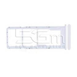 Supporto Sim Card Bianco Samsung SM-A047 A04s Ori