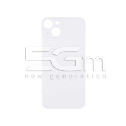 Retro Cover Bianco iPhone 14 Big Hole No Logo