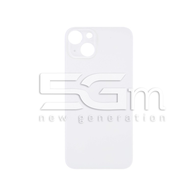 Retro Cover Bianco iPhone 14 Big Hole No Logo