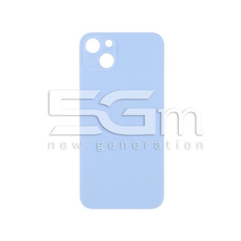 Retro Cover Blu iPhone 14 Big Hole No Logo