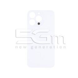 Retro Cover Bianco iPhone 14 Pro Big Hole No Logo