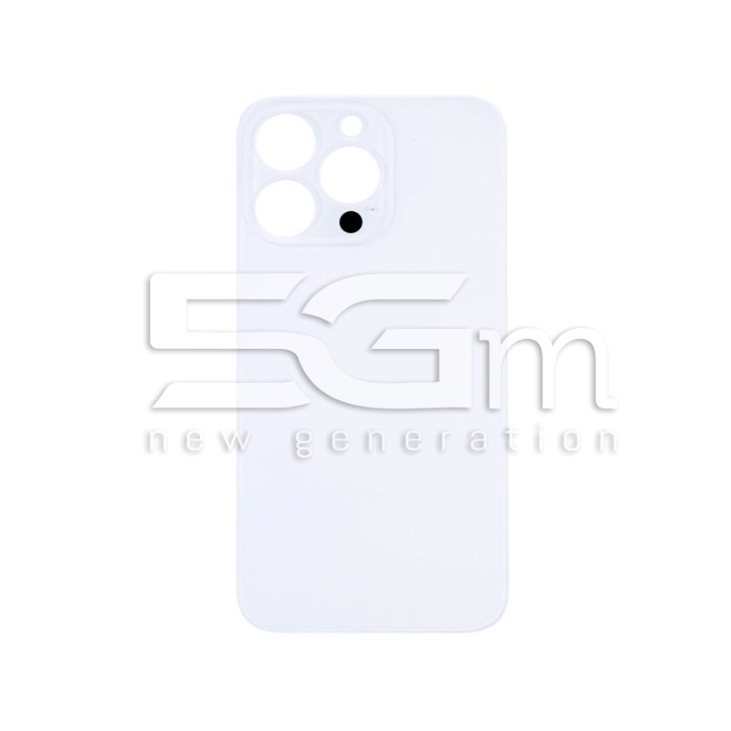 Rear Cover White iPhone 14 Pro Max Big Hole No Logo