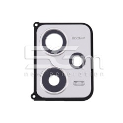Vetrino Camera Posteriore + Frame Silver Xiaomi Redmi Note 12 Pro+