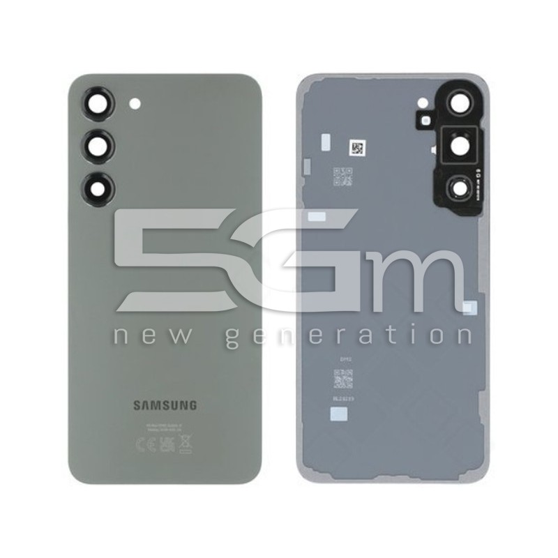 Rear Cover + Lens Camera Green Samsung SM-S916 S23+ Ori