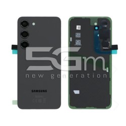 Retro Cover + Vetrino Camera Nero Samsung SM-S911 S23 Ori