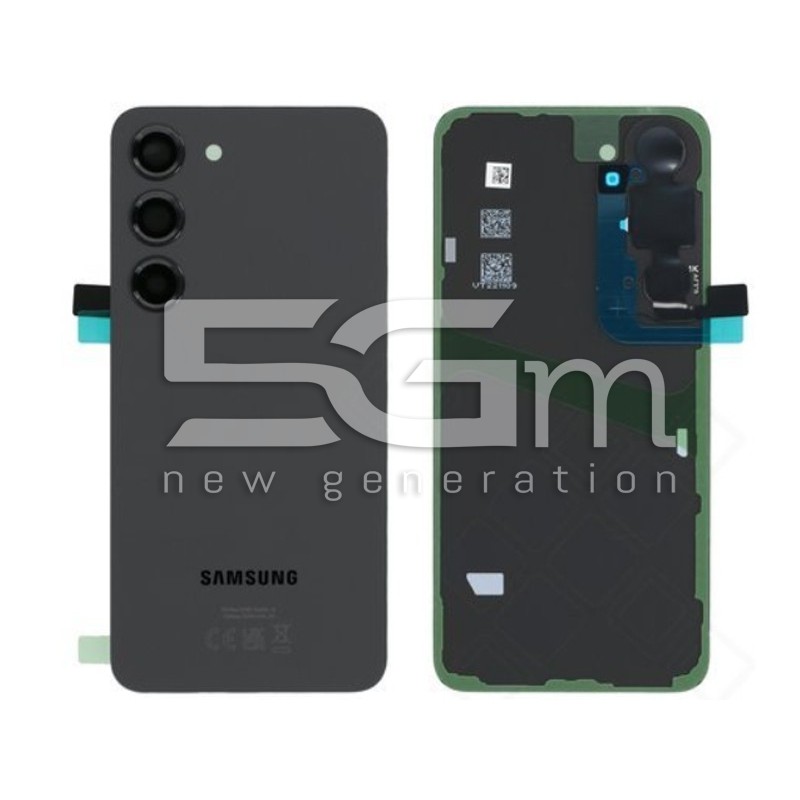 Rear Cover + Lens Camera Black Samsung SM-S911 S23 Ori