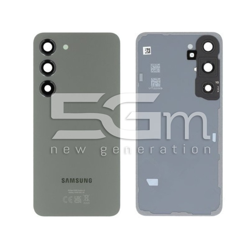 Rear Cover + Lens Camera Green Samsung SM-S911 S23 Ori