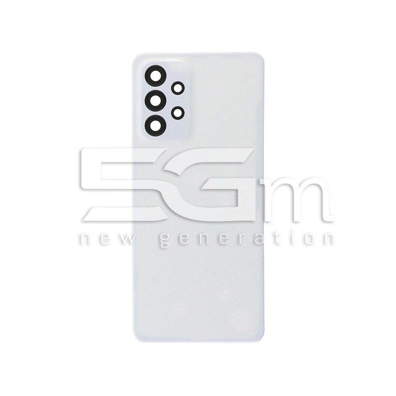Rear Cover White + Camera Lens Samsung SM-A336 A33 5G No Logo