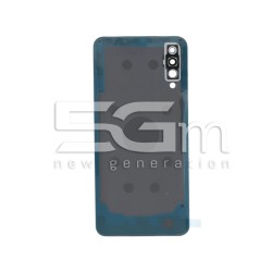 Rear Cover White + Camera Lens Samsung SM-A505 A50 No Logo