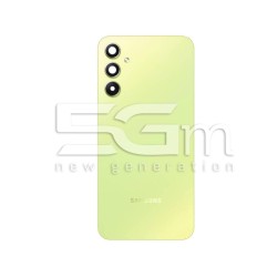 Retro Cover Light Green + Vetrino Camera Samsung SM-A346 A34 5G Ori