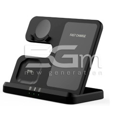3 in 1 Mobile Phone Watch Earphone Wireless Charger