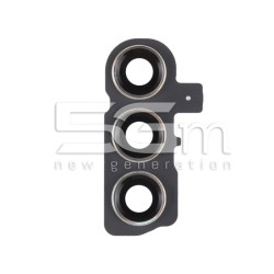 Vetrino Camera Posteriore + Frame Silver Samsung SM-S916 S23+