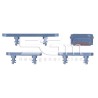 Set 4 Tasti Esterni Blu iPhone 14 - 14 Plus