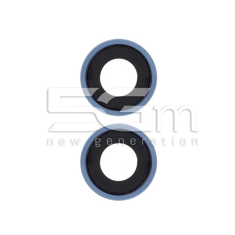 Rear Camera Lens + Frame Blue iPhone 14 - 14 Plus