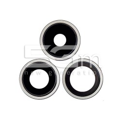 Rear Camera Lens + Frame Silver iPhone 14 Pro - 14 Pro Max