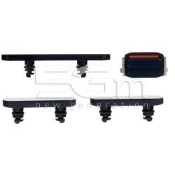 Set 4 Tasti Esterni Nero iPhone 14 - 14 Plus