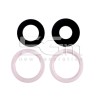 Set 4 Pcs Rear Camera Lens + Frame Pink iPhone 13