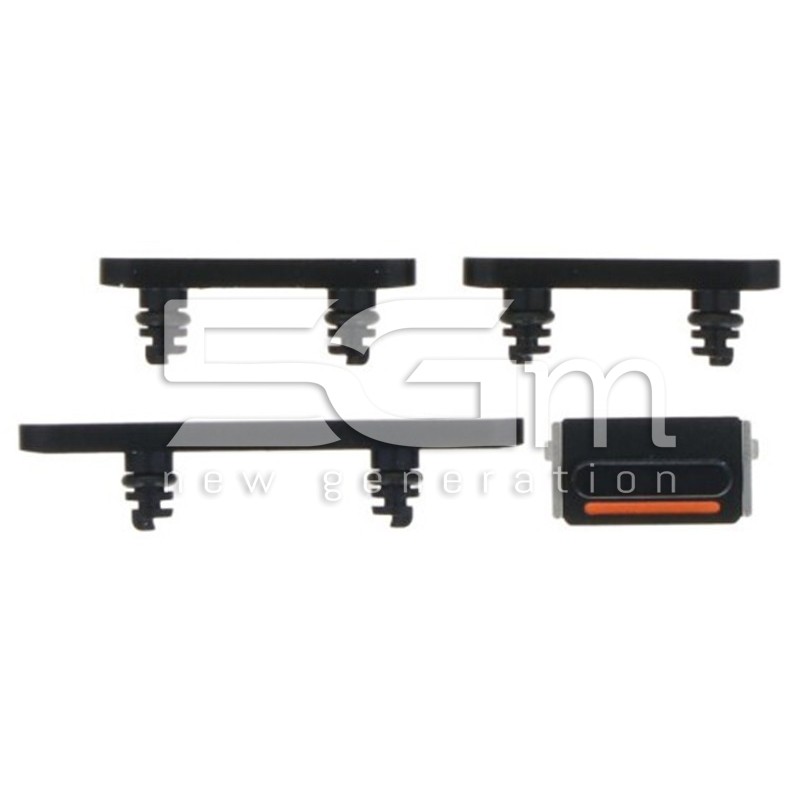 Set of 4 Black External Keys iPhone 13