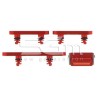 Set of 4 Red External Keys iPhone 13
