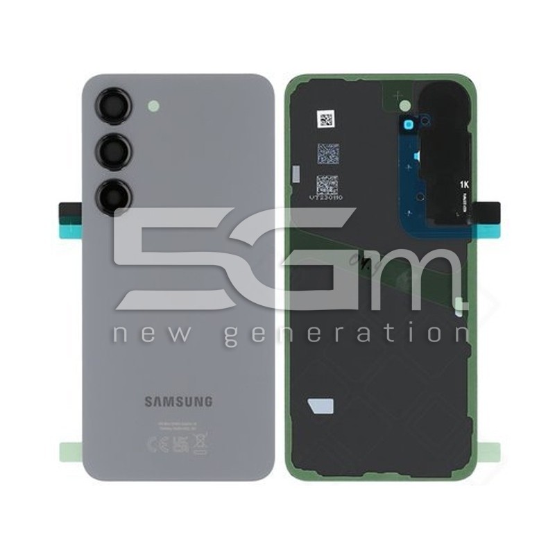 Rear Cover + Lens Camera Graphite Samsung SM-S911 S23  Ori