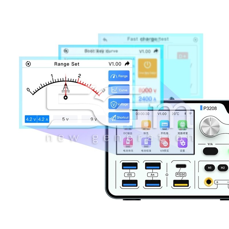 AIXUN P3208 + Kit Cavi iPhone 7 - 14 Pro Max